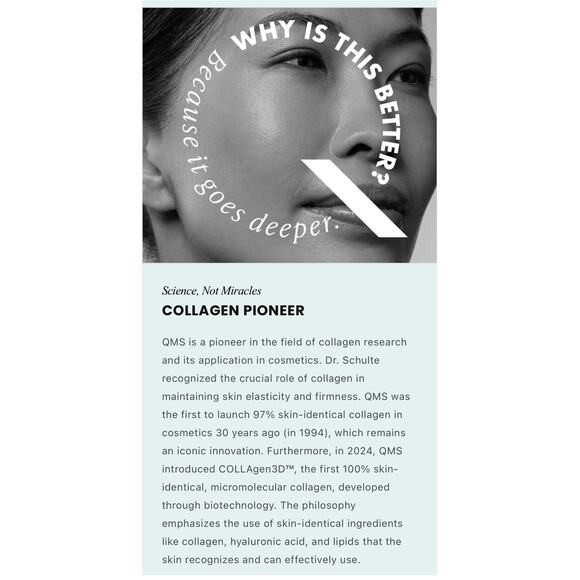 QMS Medicosmetics Collagen Recovery Day & Night Cream - 15 mL - NEW no box - Picture 2 of 5